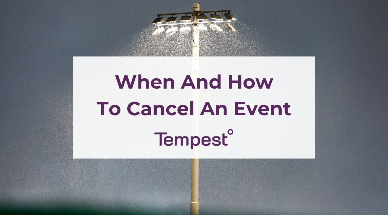 baseball lights in a storm that caused a game to be cancelled